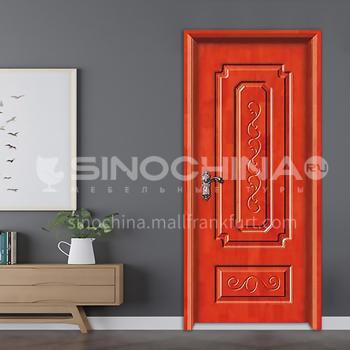 Carved style oak solid wood door room door 20